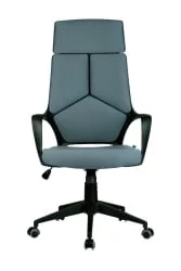 Кресло оператора Riva Chair 8989 (черный пластик) Серый