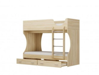 Детская кровать для мальчика Д2 Дуб сонома