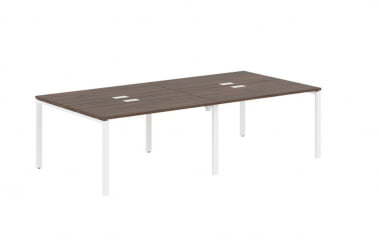 Бенч-система 4-местная ЕДИС ЕУВСТ 2713 Дуб Денвер темный Белый / EDIS EUWST