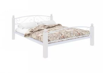 Кровать 120 на 190 Вероника Lux Plus 1200х1900 Белая