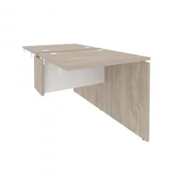 Стол-приставка двойной к опорным элементам ОНИКС О.Д.СПР-0.7 Дуб Аттик/Белый / ONIX O.D.SPR-0.7