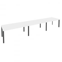 Стол переговорный (3 столешницы) ONIX O.MP-PRG-3.4 Белый Бриллиант/Антрацит