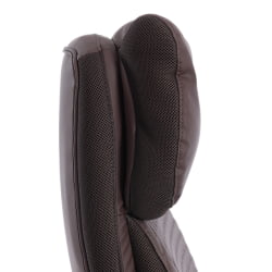 Кресло руководителя Chief metalBL кож/зам/ткань, коричневый/коричневый стеганный, 36-36/36-36 стеганный/TW-24