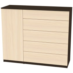 Комод Калисто(К38)1147х1352х468ПУСХтоОПЕН(Венге-ДМ) / Калисто(K38)1147х1352х468PUSHtoOPEN(Венге-ДМ)