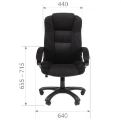 Кресло офисное CХАИРМАН ДОМ (Хоме) 600 Черный / CHAIRMAN (Home)
