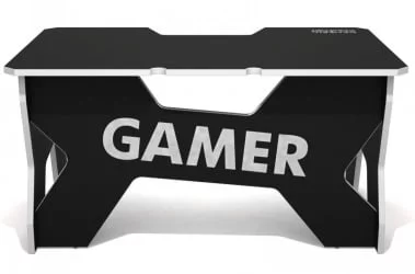 Геймерский стол Генериc Комфорт Гамер2/ДС/НВ Белый Черный / Generic Comfort Gamer2/DS/NW