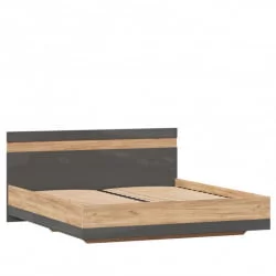 Кровать двуспальная 1800 Фиджи ЛД 659.076.000 Дуб Золотой Антрацит