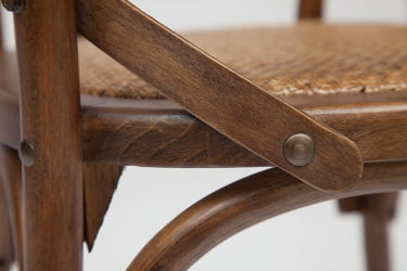 Стул с подлокотниками CROSS (mod.CB2008) дерево береза, 91х55х52см, манго (№4)