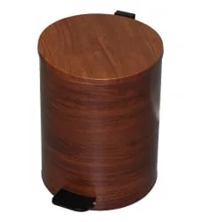 Урна с педалью 15 л (вишня)
