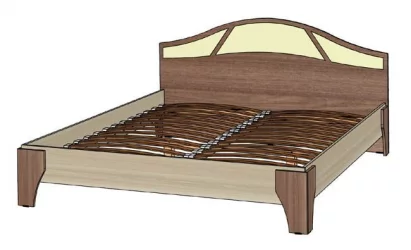 Кровать Верона 160x200 Ясень шимо