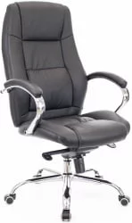 Кресло руководителя Kron M кожа Черный