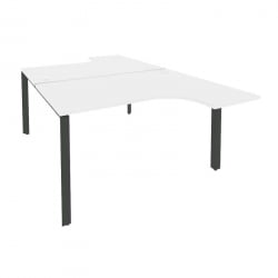 Рабочая станция на П-образном м/к ONIX O.MP-D.SA-3 Белый Бриллиант/Антрацит