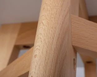 Маленький обеденный стол DOBRIN ALBERT 90 Белый