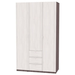 Шкаф распашный Р-230х135х60-3-ТР(ЯАТ-ЯАС) / R-230х135х60-3-TR(ЯАТ-ЯАС)