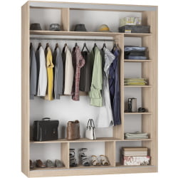 Шкаф-купе Б-220х180х60-2(ЯШС-Д9Д10Д9) / B-220х180х60-2(ЯШС-D9D10D9)