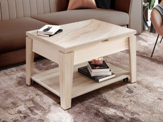 Журнально-обеденный стол Агат 34.10 Кронберг-Белый песок