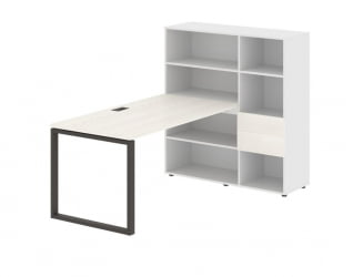 Рабочая станция EDIS EQRST 1215 Ясень Траун Мокко Белый