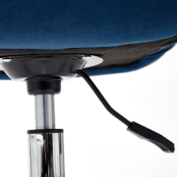 Кресло STYLE флок , синий, 32