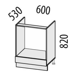 Стол кухонный под встраиваемую технику с выдвижным ящиком Оливия 72.57