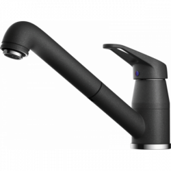 Смеситель Omoikiri Tateyama-S-Bl/Латунь/Гранит/Черный