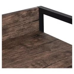 Стол на металлокаркасе BRABIX LOFT CD-003 Мореный дуб