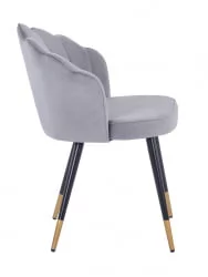 Стул Камилла велюр Серый