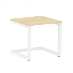 Журнальный стол HOME OFFICE VR.SP-2-58.G Акация Лорка/Белый металл