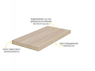 Журнально-обеденный стол Агат 34.10 Кронберг-Белый песок