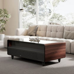 Умный кофейный столик с холодильником EUREKA TB135, Walnut+Black