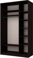Черный шкаф-купе Хит-23-14-15 Аруба Венге