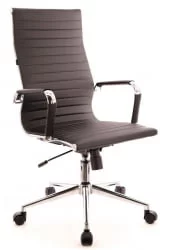 Кресло руководителя Everprof Rio T Экокожа Черный