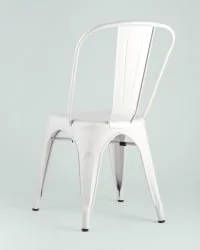 Стул TOLIX с высокой спинкой Белый матовый