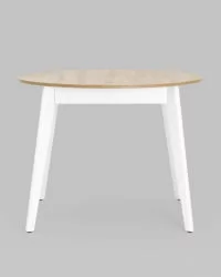 Стол раздвижной Rondo 100-135 Дуб/белый