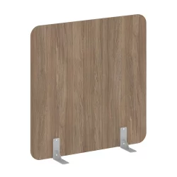 Перегородки на металлических опорах на фетровых подпятниках Р-лине ДП.Ф-120-120 Дуб Аризона / R-line DP.F-120-120