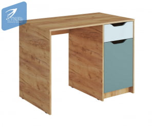 Детский стол RICH СП-001 Мята/Сумеречный голубой/дуб крафт золотой