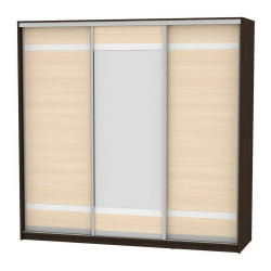 Шкаф-купе B-230х235х60-1(Венге-ДМ-D9D10D9)