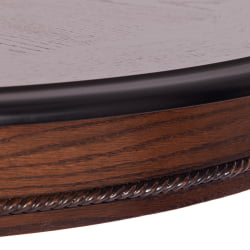 Стол круглый раскладной Rochester -STC- (4260-STC) дерево гевея/мдф, 106 (150) х 106 х 75 см, Tobacco
