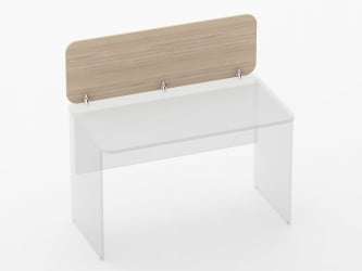 Экран разделительный прямой Glassy 5.14.12 Туя