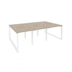 Рабочая станция на О-образном м/к ONIX O.MO-D.RS-6.0.7 Дуб Аттик/Белый