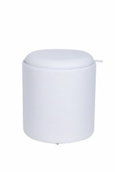 Пуф-столик с ящиком Хюгге S рогожка Белый