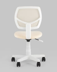 Кресло компьютерное детское ЛОЛО бежевый пластик белый