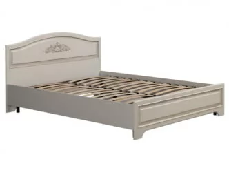 Кровать 1600 комфорт Белла модуль 07 белый/джелато софт