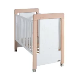 Кроватка 120x60 с LED-подсветкой Micuna Magic Mum Relax Water wood/White