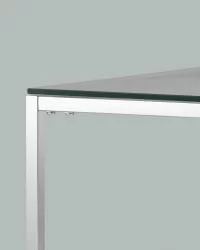 Журнальный стол ТАУН 120x60 Серебро