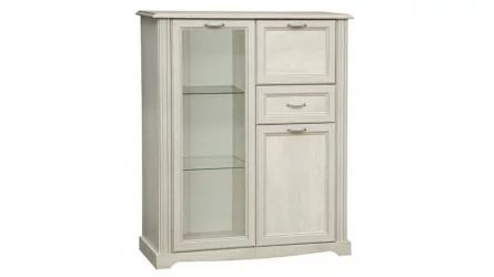 Шкаф комбинированный Сохо 32.09 Бетон пайн белый