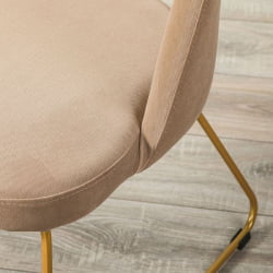 Кресло Ларс Диаг беиге/Линк золото / Lars Diag beige/Линк