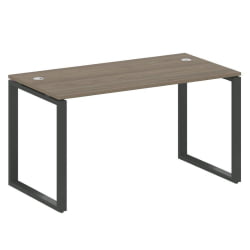 Стол письменный на О-образном м/к METAL SYSTEM БО.СП-3 Вяз/Антрацит