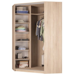 Шкаф-купе ЙА-230х1400-568-1(Венге-Д6Д5) / YA-230х1400-568-1(Венге-D6D5)