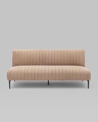 Диван прямой Дрезден велюр Бежевый