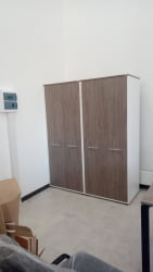 Шкаф для одежды 4 широкий, глубокий Deka 10.19.303 Дуб Верцаска/Белый